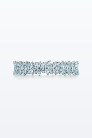 Marquise Diamond Cluster Bracelet